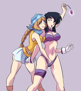 2girls bandana braid braided_ponytail clothed_female clothed_sex crystal electrickronos female female_on_female female_only femdom femsub fingering fingering_pussy fire_emblem fire_emblem:_genealogy_of_the_holy_war forced_yuri from_behind from_behind_position gloved_fingering gloves hypnosis hypnosis_sex larcei_(fire_emblem) lesbian lesbian_sex lesbianization mind_control multiple_females multiple_girls orgasm patty_(fire_emblem) pendulum pussy pussy_juice self_hypnosis simple_background skirt source_request sub_dominating_sub yuri