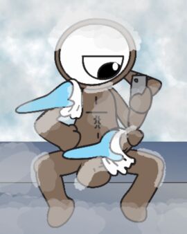 1_eye 2d 2d_(artwork) 2d_artwork animate_inanimate animated cellphone checking_phone cleaning_cock dandy's_world dark-skinned_male dark_skin ignoring lord_kross_(artist) magnifying_glass male nude penis roblox rodger_(dandy's_world) shower showering solo_male tisha_(dandy's_world) veiny_penis video_games