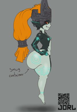 1girls areolae ass big_ass bottom_heavy bubble_butt evil_container fat_ass female female_only flat_chest huge_ass imp_midna jorl large_ass massive_ass meme midna nipples nude nude_female orange_hair png shortstack solo the_legend_of_zelda thick_ass thick_thighs thunder_thighs twilight_princess wide_hips