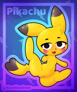 3_toes :3 absurd_res accessory bedroom_eyes black_nose blush body_blush cordicedraw digital_media_(artwork) eyebrows feet female feral fingers fur generation_1_pokemon genitals gesture gradient_background hi_res lagomorph legs_up long_ears looking_at_viewer lying mammal narrowed_eyes navel nintendo nipples nude on_back pikachu pokemon pokemon_(species) pussy pussy_blush red_eyes rosy_cheeks seductive simple_background solo spread_legs spreading tail thick_thighs toes tongue yellow_body yellow_fur