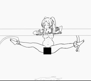 2d ahe_gao animated censored censored_pussy female frieren frieren_beyond_journey's_end gif orgasm pixel_art pussy scat shake shaking shit sousou_no_frieren stuck_in_floor tentacle twintails