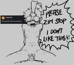 1boy 1cuntboy 2boys begging_to_stop boy_on_top boy_rape crying crying_while_penetrated cuntboy dib_membrane glasses intersex invader_zim male non-con non-consensual noncon nonconsensual nude penetrated penetration penis pussy riding riding_penis scared scars screaming sxckbug uncomfortable vaginal vaginal_penetration vaginal_sex yaoi yelling yelling_at_another zim_(invader_zim)