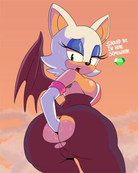 2025 4:5 absurd_res anal_storage anthro armwear ass autofisting autopenetration bat big_ass breasts butt_digging clothed clothed_masturbation clothing dialogue digging_up_in_they_ass digital_media english_text eyelashes female fisting half-closed_eyes hi_res large_breasts lost_my_keys mammal masturbation narrowed_eyes open_mouth outside penetration rouge_the_bat scrabble007 searching sega solo sonic_(series) sonic_the_hedgehog_(series) text torn_clothes wings