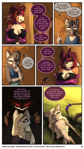 absurd_res antelope anthro big_breasts black_sclera blonde_hair blue_eyes bodily_fluids bovid breasts brown_body brown_fur canid canine canis choker closed_eyes clothing collar comic cum death death_by_snu_snu demon desiccated_body desiccated_male desiccation domestic_dog dress ear_piercing ear_ring english_text female femboy femboy_death feretta fox fur genital_fluids geo_(pechallai) girly grass grey_body grey_fur hair hallway hi_res horn husky jewelry kasey_mullway knot male male_death mammal necklace nordic_sled_dog page_10 page_number piercing pink_eyes pink_hair plant red_fox red_hair ring_piercing robe shriveled silver_fox spitz straight succubus tale_of_tails tan_body tan_fur temple true_fox vixavil_hayden