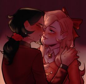 female heather_chandler heather_duke heathers heathers_(musical_adaptation) overwhelming_pleasure shaking submissive_female