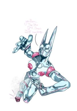 accessory animal_genitalia animal_humanoid animal_penis athletic big_breasts big_penis bodily_fluids breasts cat_humanoid cock_ring cum d4c dirty_deeds_done_dirt_cheap_(jjba) equine_genitalia equine_penis felid felid_humanoid feline feline_humanoid female futanari genital_fluids genitals glowing glowing_eyes glowing_ring humanoid intersex jewelry latex low_res mammal mammal_humanoid metallic_body penis penis_accessory penis_jewelry precum solo standing vein veiny_penis