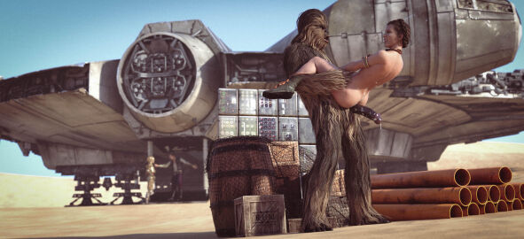 3d alien alien_boy alien_humanoid armlet armwear ass big_penis boots c-3po carrying carrying_partner cheating cheating_girlfriend chewbacca collar cum day desert droid_(star_wars) female footwear fur furry han_solo holding human human_on_humanoid humanoid humanoid_penis interspecies light-skinned_female light_skin male millennium_falcon mostly_nude naked_boots naked_footwear naked_shoes nude nude_female nudity outside partially_clothed penis princess_leia_organa protocol_droid return_of_the_jedi robot sand science_fiction shoes slave_leia spacecraft standing star_wars straight tatooine wookiee zorglube