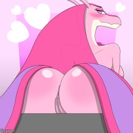 1girls 2024 absurd_res anthro anus ass back back_view blush breasts eyes face female female_only lovander mammal nude pal_(species) palworld pocketpair pussy schnuron shoulders signature solo vagina wide_hips