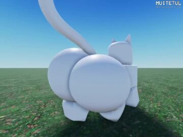 1ambiguous 1animal 1feral 3d 3d_animation ambiguous_gender animal animated animation ass ass_focus big_ass big_butt busty_feral butt_focus domestic_cat feline feral huge_ass huge_butt looking_back mp4 muitetul roblox tagme thick_thighs video walking white_cat