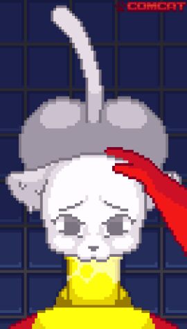 ambiguous_gender animated anthro bodily_fluids cheek_bulge comradecat cum_creature cumcat deepthroat digital_media_(artwork) domestic_cat dripping duo face_fucking felid feline felis fellatio feral fjbcat genitals hand_on_head head_grab hi_res irrumatio looking_at_viewer male male/ambiguous mammal oral oral_penetration penetration penile penis pixel_(artwork) pixel_animation questionable_consent saliva saliva_drip saliva_on_penis sex tail tail_motion tailwag throat_fuck thrusting thrusting_into_mouth worried