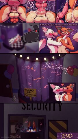 2022 2boys 9:16 after_anal after_creampie after_sex anal anal_sex animal_genitalia animal_penis animatronic anthro anus arms_around_neck arms_around_waist ass backsack balls ballsack big_balls big_knot big_penis blush bodily_fluids camera canid canine canine_genitalia canine_penis clade closed_eyes comic cum cum_in_ass cum_inside cum_on_ass cum_on_balls cum_overflow cum_overflowing cumshot digital_media duo ejaculation erection feminine_male five_nights_at_freddy's five_nights_at_freddy's:_sister_location fox foxy_(fnaf) from_behind from_behind_position funtime_foxy_(fnaf) funtime_foxy_(fnafsl) gay gay_sex genital_fluids genitals girly girly/girly hi_res kiss kissing knot male male/male male_only male_penetrating male_penetrating_male mammal masturbating_while_watching onomatopoeia orgasm penetration penile penile_penetration penis perineum pink_balls pink_penis raised_tail red_penis scottgames sex smooch sound_effects splurt stage tail text voyeur voyeurism watching watching_sex yaoi