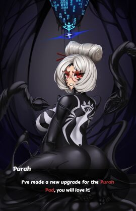 female living_clothes marvel marvel_comics purah rikatsuky sheikah spider-man_(series) symbiote tears_of_the_kingdom tentacle the_legend_of_zelda venom_(marvel)