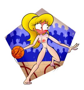1girls barefoot basketball blonde_hair breasts completely_nude embarrassed_nude_female enf female humiliation long_hair matilda_(revrookington) nipples nude nude_female ponytail pussy senftember senftember_(2024) solo_focus sport zarnacius