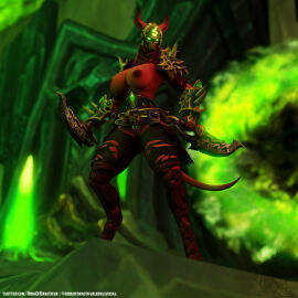 3d blizzard_entertainment breasts burning_legion draenei draenei_female eredar eredar_female female kingofdracthyr tagme warcraft world_of_warcraft