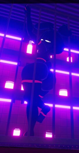 ass big_ass bonfie bonfie_(cryptia) bonfie_(cryptiacurves) bonnie_(cally3d) bonnie_(fnaf) bulge cryptiacurves femboy five_nights_at_freddy's fredina's_nightclub male male_only playtime_bonnie solo stockings vrchat