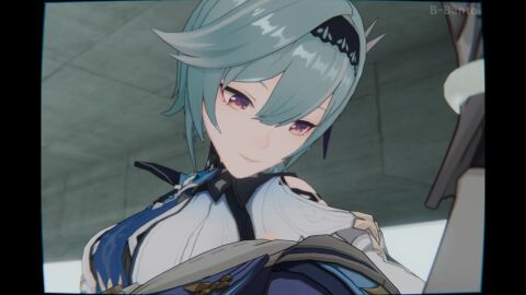 1boy1girl armpits assertive_female b-banto blue_background blue_hair blue_necktie clothing_cutout day eula_(genshin_impact) femdom genshin_impact hair_between_eyes hair_ornament hairband hand_on_another's_crotch hand_on_another's_thigh handjob handjob_from_behind handjob_over_clothes handjob_with_gloves headlock highres mika_(genshin_impact) orange_eyes reverse_ryona self_upload shoulder_cutout smelling smelling_armpit smothered smothering sniffing sniffing_armpit sound sound_effects tagme video wide_sleeves