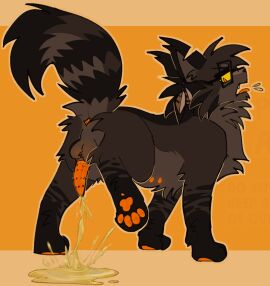 2024 accessory animal_genitalia animal_penis anus balls balls_tuft belly_nipples bodily_fluids brown_body brown_fur cheek_tuft chin_tuft colored countershade_ears countershade_feet countershade_fur countershade_legs countershade_neck countershade_torso countershading domestic_cat ear_tuft eyewear eyewear_only facial_tuft feather_in_hair feathers feet felid feline feline_genitalia feline_penis felis feral fluffy fluffy_tail fur genital_fluids genitals glasses glasses_on_face glasses_only hair hair_accessory head_tuft inner_ear_fluff kestrel_(wastepaw) looking_back male mammal markings neck_tuft nude orange_pawpads orange_penis orange_pupils orange_tongue outline pawpads paws peeing penile_spines penis pupils simple_background solo solo_focus striped_body striped_fur striped_legs striped_markings striped_tail stripes tail tail_markings teeth tongue tuft urine urine_on_ground urine_pool urine_stream wastepaw wearing_glasses yellow_eyes