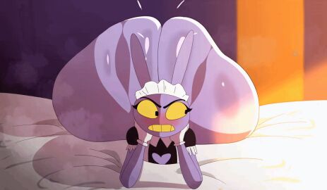 1boy 1femboy animated ass ass_bigger_than_head ass_body ass_clapping ass_focus ass_jiggle ass_juice asstronsfw big_ass clapping_ass clapping_cheeks clothing femboy femboy_only gay jax_(tadc) jax_(the_amazing_digital_circus) looking_away maid maid_jax_(the_amazing_digital_circus) maid_outfit maid_uniform male male_only no_pants the_amazing_digital_circus