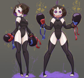 1girls boxing_gloves breasts female female_only glitch_productions leotard pomni_(burrotello) pomni_(cosplay) pomni_(the_amazing_digital_circus) sexy sexy_pose stirrup_leggings stirrup_legwear stirrup_stockings stirrups the_amazing_digital_circus the_amazing_digital_fight_club tiny_female worried_expression