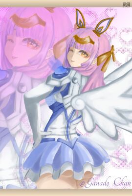 1girls 2024 big_breasts breasts comic female free_fire ganado_chan garena looking_at_viewer looking_back magazine page_36 page_number pink_hair solo solo_female zzero_club