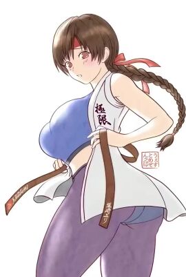 1girls ai_generated animated big_ass big_breasts braid braided_ponytail brown_eyes brown_hair curvy female from_behind hairband huge_breasts king_of_fighters leggings light-skinned_female light_skin long_hair looking_at_viewer pants ponytail smile smiley_face smiling_at_viewer spandex tagme thick thick_thighs thighs tight_pants video voluptuous voluptuous_female westmaison1 wide_hips yoga_pants yuri_sakazaki