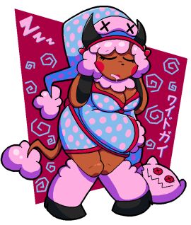 1girls bobberbobman bones_mcdudesman breasts female female_only oc sleeping sleepy tagme tagme_(character) thighs