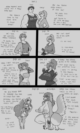 1boy 1girls anthro ass_expansion balls balls_expansion balls_growth balls_growth_(enlargement) body_transformation breast_expansion breast_growth breast_growth_(enlargement) breasts censored censored_genitalia collar erectile_dysfunction expansion female femboy feminization feral figure_transformation furry genital_expansion genital_growth genital_growth_(enlargement) hair_growth hourglass_figure huge_balls huge_cock human_to_anthro hung_femboy hung_trap lip_expansion male multi_breast nipple_bulge nipple_expansion nipple_growth nipple_growth_(enlargement) nipples_visible_through_clothing penis penis_expansion penis_growth penis_growth_(enlargement) personality_change runny_makeup species_transformation tagme thigh_expansion toby_art transformation