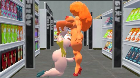 2024 2futas 3d afonsorami balls big_breasts blowjob breasts cartoon_network cum cum_in_mouth cum_inside dexter's_laboratory dexter's_mom female futa_on_futa futanari gloves groceries high_heels intersex kabalmystic kabalmystic_(style) light-skinned_futa light_skin milf nude nude_futa nudity on_knees oral_penetration penis plump powerpuff_girls red_hair sara_bellum sfm source_filmmaker supermarket testicles