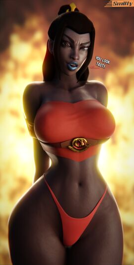 1girls 3d ass avatar_legends avatar_the_last_airbender azula big_ass big_breasts blackwashed breasts bust busty curvaceous curvy curvy_figure dark-skinned_female dark_skin female fire_nation firebender hips hourglass_figure princess race_swap royalty slim_waist smitty34 thick thick_hips thick_legs thick_thighs thighs voluptuous waist wide_hips