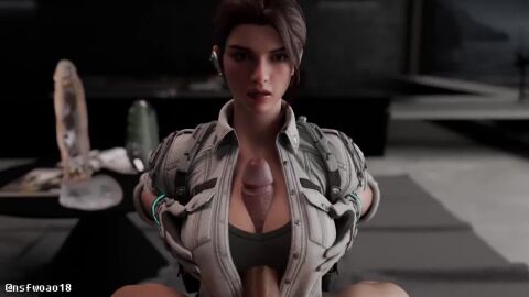 3d 3d_animation animated busty female female_focus hourglass_figure male male_pov nsfwoao18 pov sex tagme the_first_descendant video wide_hips