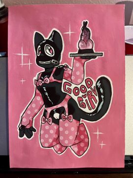 absurd_res anthro bodysuit bondage bottomwear bound bra clothed clothing dildo female garter_belt garter_straps genitals gimp_suit handwear hi_res latex latex_clothing latex_skinsuit legwear lingerie mammal mxnster_fxcker painting_(artwork) pussy rubber_clothing sex_toy simple_background skinsuit smile solo stockings submissive tail text thigh_highs tight_clothing traditional_media_(artwork) traditional_painting_(artwork) underwear