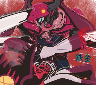 1female 1girl1boy 1girls 4_arms absurd_res absurdres ambiguous_penetration artist_name artist_signature blood_devil_(chainsaw_man) blood_splatter blood_spurt chainsaw_man demon_tail denji_(chainsaw_man) denji_(denjiman_form) devil_tail female horned_female horned_humanoid horns long_hair monster_girl motion_lines motion_outline multi_arm power_(chainsaw_man) power_(devil_form) sharp_teeth tongue_out trembling