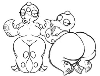 1girls anthro ass ass_focus big_ass big_breasts breasts bubble_ass bubble_butt cleavage fat_ass female female_only gigantic_ass huge_ass huge_breasts lewdewott nintendo octillery pokemon round_ass solo solo_female thick thick_ass thick_thighs thighs voluptuous voluptuous_female wide_hips