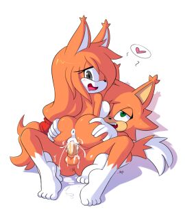 anthro anus ass ass_grab ayb aybr bodily_fluids brother_(lore) brother_and_sister_(lore) butt_grab cowgirl_position cum cum_in_pussy cum_inside duo ejaculation fan_character female from_front_position fur genital_fluids genitals green_eyes grey_eyes hand_on_ass hand_on_butt hi_res incest_(lore) male male/female meyk_the_lynx mia_the_lynx nude on_bottom on_top orange_body orange_fur penetration penis pussy sega sex sibling_(lore) sister_(lore) sonic_(series) sonic_the_hedgehog_(series) twins_(lore) vaginal_penetration