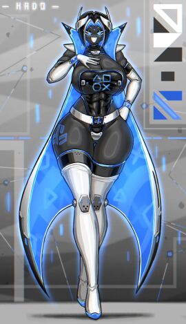 1girls 2020s 2024 2d 2d_(artwork) 5_fingers :d abs ass big_ass big_breasts big_thighs breasts child_bearing_hips cleavage clothed clothed_female clothing female female_focus female_only gigantic_ass gigantic_breasts gigantic_thighs gloves hi_res high_heel_boots highres hips huge_ass huge_breasts huge_thighs humanization large_breasts large_thighs personification ps5-tan slim_waist smile smiling solo solo_female solo_focus sony standing thick_hips thick_thighs thigh_gap thighhighs thighs toned toned_female wide_hips zzzhodazzz