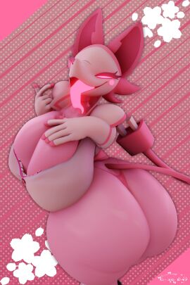 1girls 3d 3d_(artwork) anthro deltarune deltarune_chapter_2 female geodat64 recolor tagme tasque_manager_(deltarune)