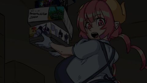 1boy1girl 2d_animation anythinggoes big_ass big_breasts big_penis blowjob comic cumming_in_pussy cumming_inside dragon_girl dragon_maid forced_blowjob horns ilulu_(dragon_maid) kobayashi-san_chi_no_maidragon midget nakadashi no_sound no_voice_acting raped_girl sole_female sole_male stomach_bulge stomach_deformation tagme video