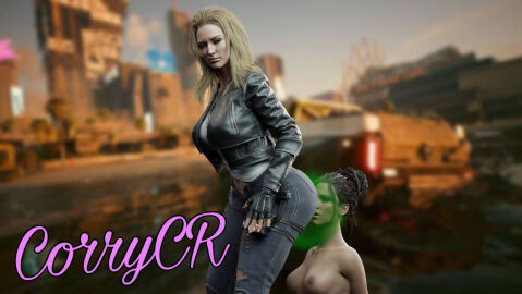 3d alt_cunningham cyberpunk_2077 fart fart_fetish fart_torture farting_in_face female no_artist no_source panam_palmer