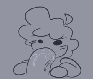 1girls animated animated_gif blowjob bodily_fluids fellatio female fluid gif justisleo leah_(justisleo) leahisluscious male oc original_character penis penis_in_mouth vein veiny_penis