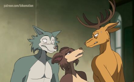 2024 2d_animation animated anthro anthro_on_anthro anthro_penetrated anthro_penetrating anthro_penetrating_anthro beastars bedroom_eyes better_version_at_source big_breasts big_eyelashes big_eyes big_horns bikomation black_eyes black_nose blue_eyes blush blushing_face blushing_male bodily_fluids body_hair breasts breathing brown_body brown_fur brown_nose canid canine canis cervid cervine cheek_tuft clenched_teeth confused confused_expression confused_face deer detailed_background digital_media_(artwork) excited excited_expression excited_face excited_female excited_for_sex eye_contact eyebrows eyelashes facial_expressions facial_tuft fangs female female_penetrated fluffy fluffy_cheeks fluffy_ears fluffy_hair fluffy_tail frame_by_frame from_behind fur furry grey_body grey_fur group group_sex half-closed_eyes happy horn horns horny horny_face horny_female horny_male in_heat interspecies jiggle juno_(beastars) legoshi_(beastars) leporid long_ears looking_at_another looking_at_partner looking_down looking_pleasured louis_(beastars) male male/female male/male male_penetrating male_penetrating_female mammal massage multicolored_body multicolored_fur narrowed_eyes netflix open_mouth penetration petting pleasure_face pleasured predator/prey red_deer seductive_mouth sex short_playtime stimulation surprise surprised surprised_expression sweat sweatdrop sweaty sweaty_breasts tail_motion tailwag tan_body tan_fur tasteful teeth teeth_clenched teeth_showing teeth_visible threesome tongue trio tuft two-tone_body two-tone_fur wanting_sex wide_eyed widescreen wolf yellow_body yellow_fur