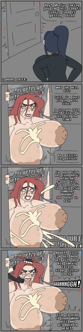 adultery age_difference aggressive ahe_gao angry angry_expression angry_face arcane arcane_caitlyn arcane_jinx arcane_vi behind_door big_areola big_breasts big_nipples big_tongue bite_mark bite_mark_on_breast bite_marks blue_eyes blush brat bratdom bratty breasts_bigger_than_head caitlyn_kiramman cheating cheating_wife clothed comic comic_page comic_strip cucked cucked_by_futa cucked_lesbian cuckold cuckold_pov cuckolding cuckquean cum_in_pussy cum_on_breasts cum_on_face door dripping_cum english english_text excessive_cum eye_contact eyebrow_slits fingerless_gloves fingers_in_mouth freckles freckles_on_breasts freckles_on_face freckles_on_shoulders fucked_senseless fucked_silly futa_on_female futanari hair_grab hair_pull hair_pulled_back hair_pulling hand_in_mouth head_grab heart huge_breasts implied_futa implied_penetration implied_sex incest jinx_(league_of_legends) jinx_moves_in! league_of_legends light-skinned_female light_skin little_sister long_image long_tongue mascara_running mascara_smear mascara_tears massive_breasts mature mature_female messy messy_hair messy_makeup milkbuni moaning moaning_in_pleasure ntr nude older_sister outside_view overflowing_cum pleasure_face ponytail pov pov_eye_contact pubes_in_mouth pubic_hair_in_mouth pulling_hair pulling_mouth red_hair red_lipstick redhead_female ring rolling_eyes rough_sex ruined_makeup running_makeup running_mascara saliva saliva_drip saliva_on_tongue saliva_string saliva_trail sex sex_from_behind shaved_side sister sister_and_sister sisters size_difference small_hands smaller_penetrating_bigger smile smiling smudged_lipstick smudged_makeup steam steamy stray_pubic_hair sweat sweatdrop talking_to_partner talking_to_viewer tall_image tattoo text thick thick_eyebrows thick_tongue tongue tongue_out vi wedding_ring white_girl white_woman younger_penetrating_older younger_sister