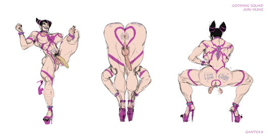 1futa anal_hair anus asian asian_futa ass ass_focus backsack balls ballsack big_ass black_lips black_nails black_toenails capcom dangling_balls dangling_testicles erection futa_only futanari ganto18 goon gooner goonette gooning hairy_armpits high_heels human human_only intersex juri_han legs light-skinned_futa light_skin long_nails long_toenails looking_at_viewer muscular muscular_futa pubic_hair smell_fetish smiling_at_viewer street_fighter tattoos testicles