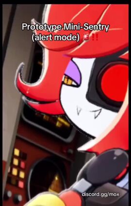 1girls animated ass ass_focus ass_up bent_over big_ass female huge_ass looking_at_viewer moxifloxi mp4 presenting_hindquarters rear_view red_eyes red_hair robot sentry-chan sentry_(team_fortress_2) sentry_turret shaking shaking_ass shaking_butt sharp_teeth shortstack tagme tf2 thick_thighs video video_games