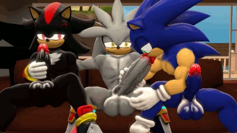 3boys 3d animated at balls black blowjob blue boys cock couch cum front fur gay group huge jerking jerkingoff long looking male masturbation mtymac mutual off penis penises room sega shadow_the_hedgehog silver_the_hedgehog sonic_(series) sonic_the_hedgehog sonic_the_hedgehog_(series) together view viewer white_background