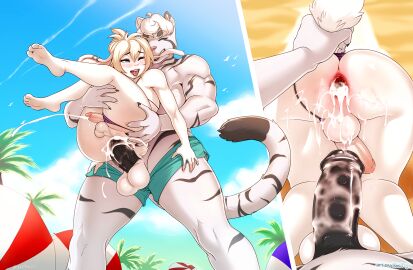 2024 4_toes 5_fingers all_fours ambient_bird anal_orgasm anthro anthro_on_anthro anthro_penetrated anthro_penetrating anthro_penetrating_anthro anus ass ass_grab balls balls_size_difference beach beach_parasol big_balls big_penis bikini bikini_aside bite black_body black_claws black_fur black_glans black_stripes blonde_hair blue_bottomwear blue_clothing blue_shorts blush bodily_fluids bottomwear bottomwear_down butt_grab carrying_another claws clothed clothing clothing_aside cum cum_from_ass cum_in_ass cum_inside cum_on_ass cum_on_balls cum_on_butt cum_on_penis cum_splatter cumshot dipstick_tail duo ear_bite ear_piercing ejaculation erection feet felid femboy finger_claws fingers fur gaping gaping_anus genital_fluids genitals glans hair hand_on_ass hand_on_butt hands-free humanoid_genitalia humanoid_penis interspecies julian_(tserossa) lagomorph larger_anthro larger_male legs_up leporid male male/male male_penetrated male_penetrating male_penetrating_male mammal markings multiple_poses open_mouth orgasm outside pantherine panties panties_aside partially_clothed penetration penis penis_size_difference perineum piercing pink_glans pink_nose pink_penis pose pupils purple_bikini purple_clothing purple_eyes purple_panties purple_swimwear purple_underwear rabbit red_anus reverse_stand_and_carry_position saliva saliva_string sex shorts shorts_down size_difference smaller_anthro smaller_male smaller_penetrated smile standing standing_sex striped_body striped_fur stripes swimwear swimwear_aside tail tail_grab tail_markings thick_penis tiger toes tokifuji two-piece_swimsuit underwear underwear_aside white_balls white_body white_fur white_hair white_inner_ear white_penis white_perineum