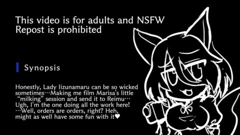 1futa 1girls animated black_burakku black_hat blonde_hair blowjob breasts cum cum_inside cumflation doggy_style english_text female fox_ears fox_tail futa_on_female futanari inflation kudamaki_tsukasa longer_than_5_minutes longer_than_6_minutes longer_than_one_minute marisa_kirisame penis recording sex sound stomach_bulge tagme tied_up touhou video yellow_eyes