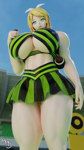 1girls 3d abs athletic athletic_female biceps big_breasts bigger_female blonde-haired_female blonde_female blonde_hair breasts cheerleader cheerleader_costume cheerleader_outfit cheerleader_uniform clothed clothed_female female female_focus female_only football giantess huge_boobs huge_breasts kagamine_rin large_boobs large_breasts large_female larger_female light-skinned_female light_skin looking_at_viewer looking_down looking_down_at_viewer mini_giantess mmdelight muscles muscular muscular_female pov short-haired_female short_hair skirt solo solo_female solo_focus taller_female thick_thighs thighs toned toned_female underboob vocaloid