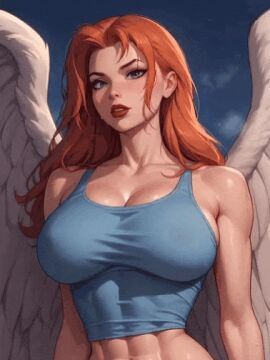 ai_generated dc dcau hawkgirl ibnalxuffasch94 shayera_hol shiera_sanders