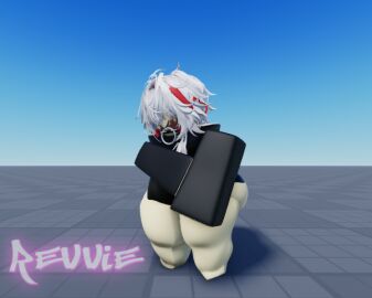 1boy 3d ass baseplate big_ass big_butt big_thighs chubby femboy femboy_only huge_ass male nero_(xr_revvie) roblox robloxian self_upload solo solo_focus tagme thick_ass thick_thighs xr_revvie