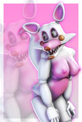 3d 4k animatronic disboi215 female five_nights_at_freddy's five_nights_at_freddy's_2 fnaf fox fox_ears fox_girl fox_tail hands_on_legs highres lipstick mangle_(fnaf) naked_female pink_body pink_nipples pinup pinup_pose red_cheeks red_lipstick robot rosy_cheeks sfm shiny_body solo source_filmmaker white_body yellow_eyes